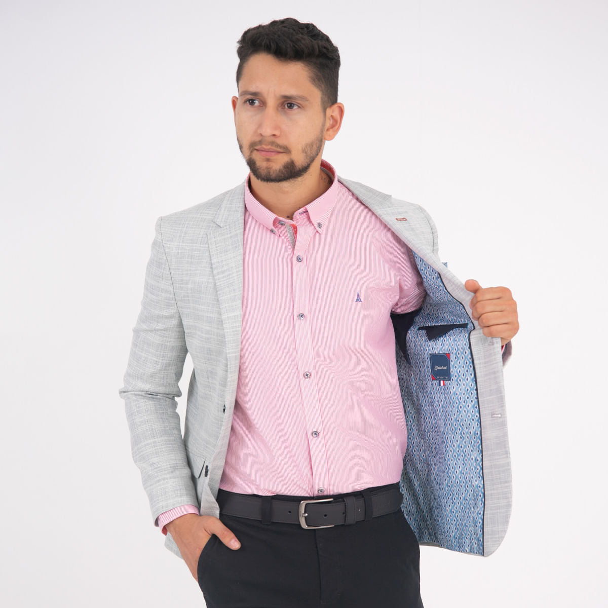 Chaqueta Semidesestructurada Medio Forro
