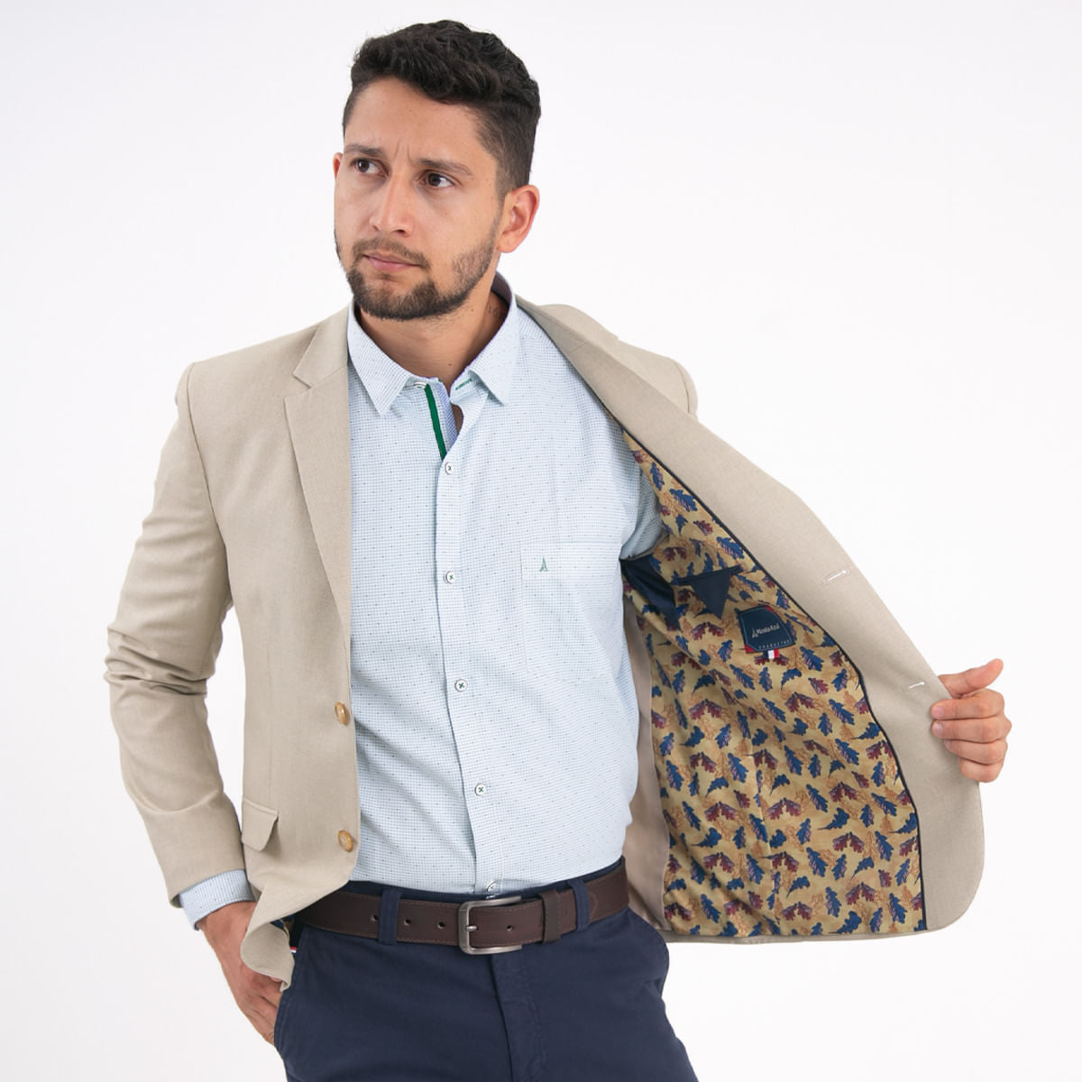 Chaqueta Semidesestructurada Forro Completo