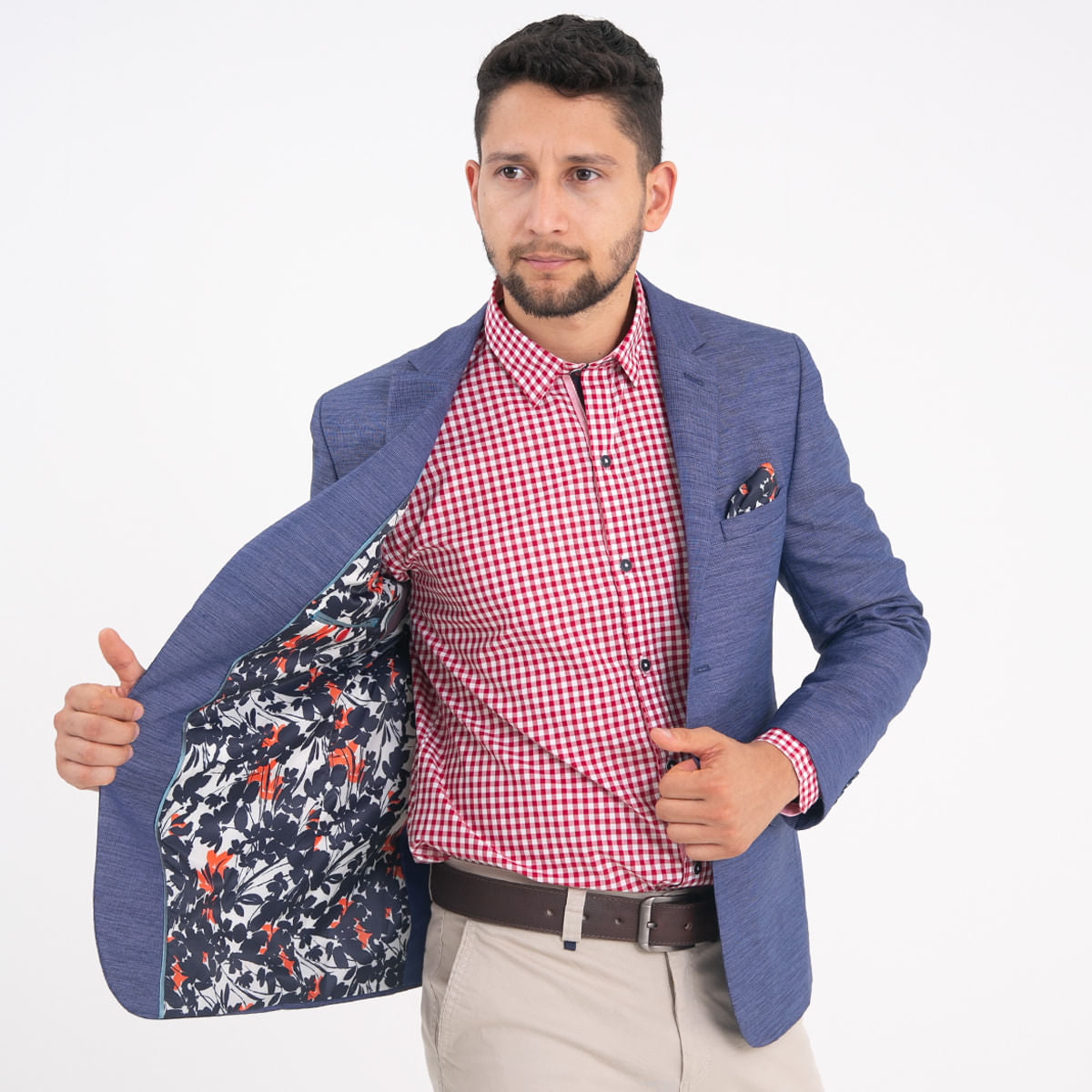 Chaqueta Semidesestructurada Forro Completo