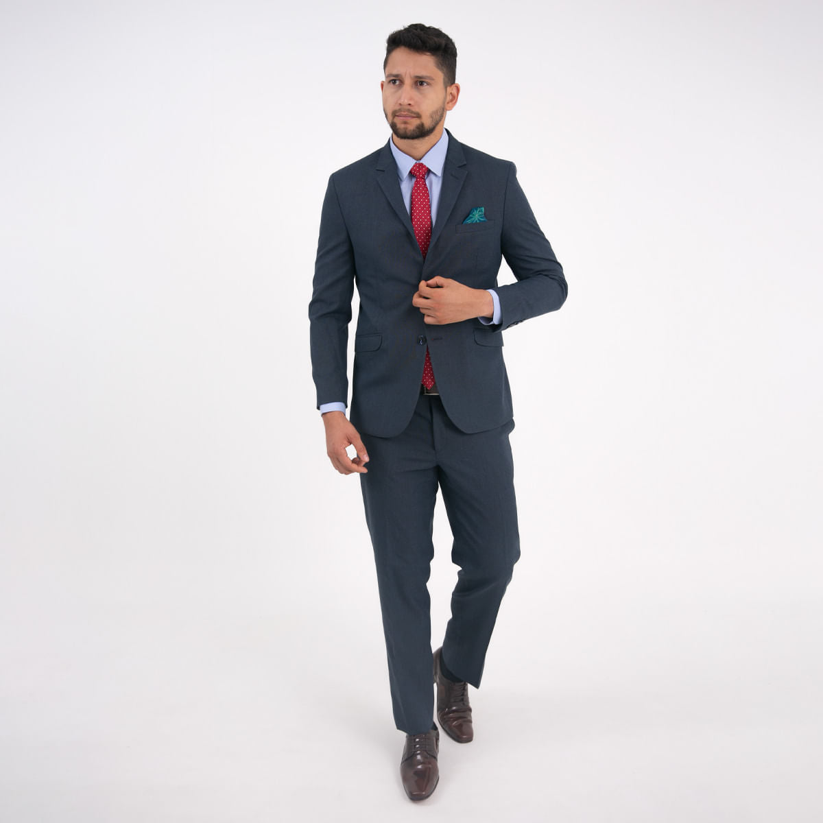 Traje 2 Botones Sin Prenses