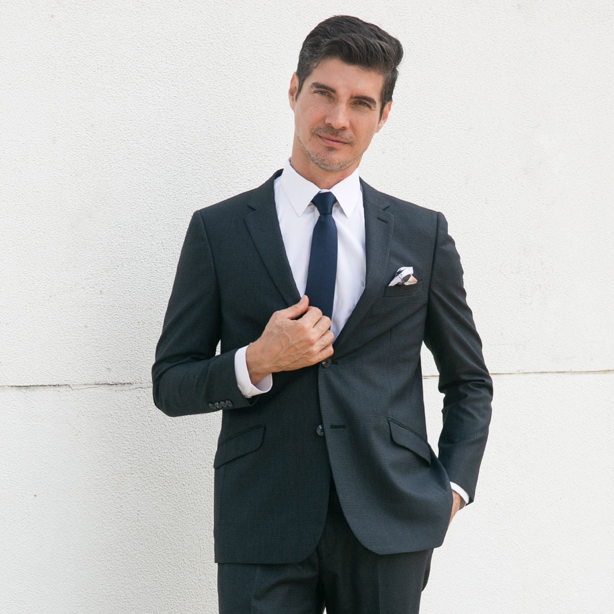 Traje 2 Botones Sin Prenses