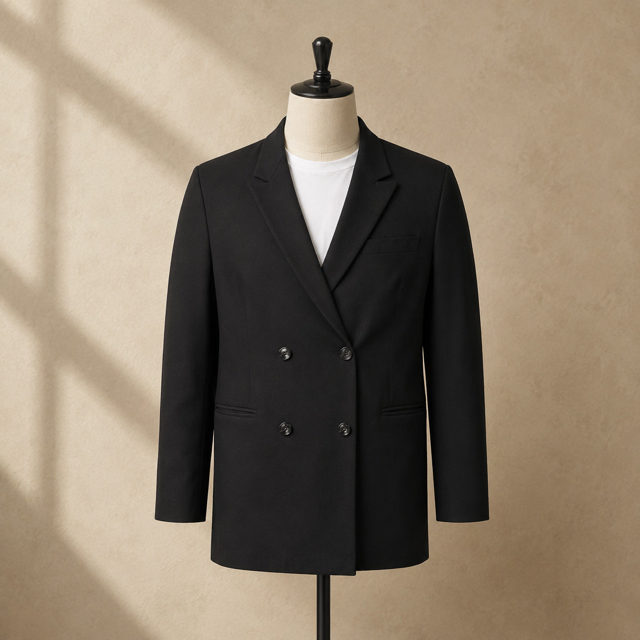 Traje Regular 4 Botones Negro | Toscano by Kostazul