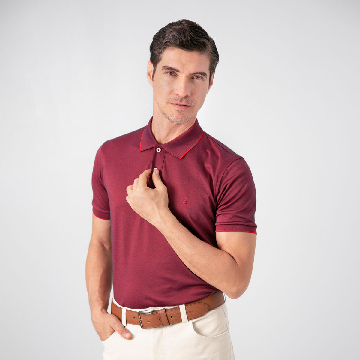 Polo Regular Vino Tinto - Kosta Azul