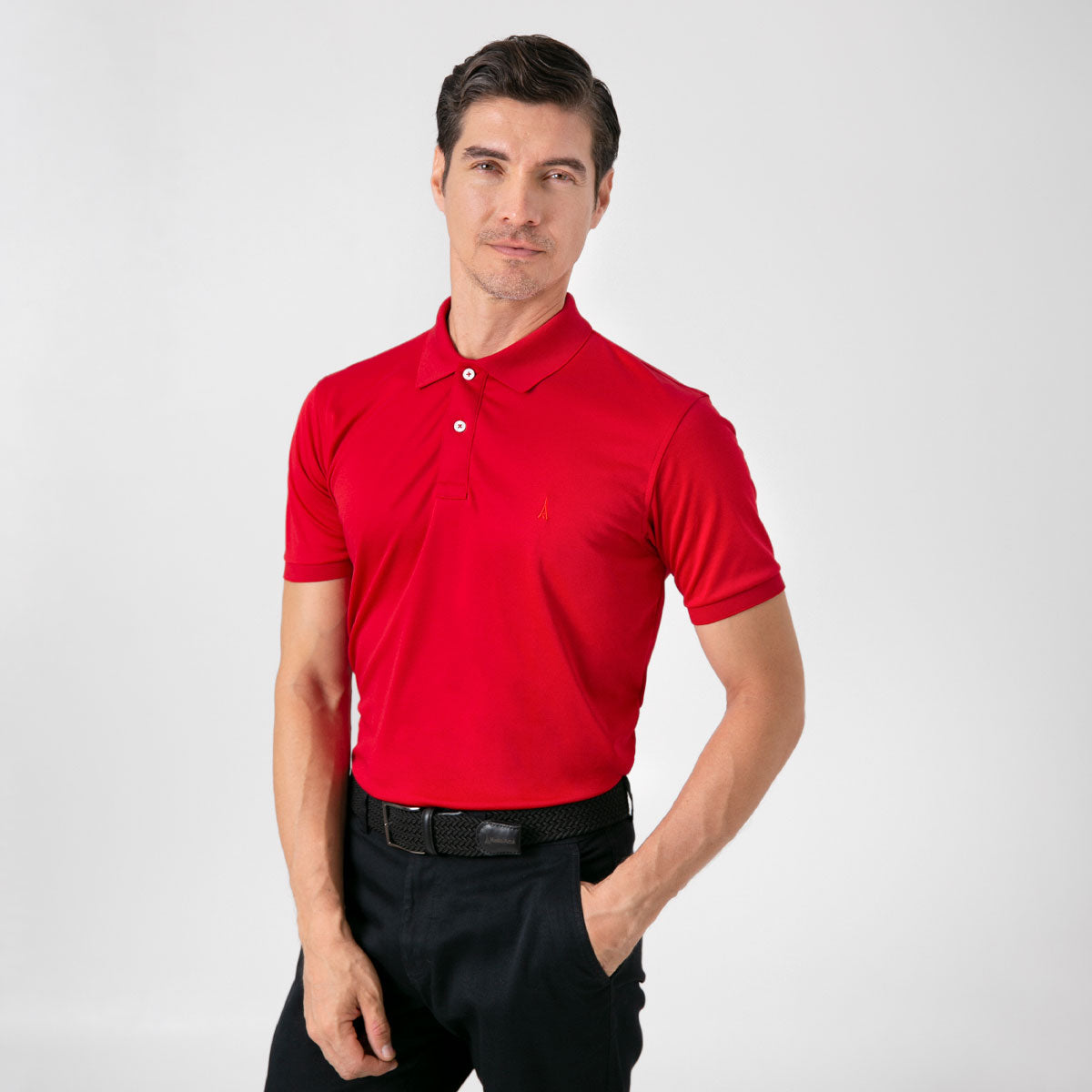 Camiseta Polo Regular Rojo Oscuro - Kosta Azul