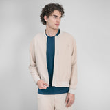 Chaqueta Bomber Regular Beige Medio - Kosta Azul
