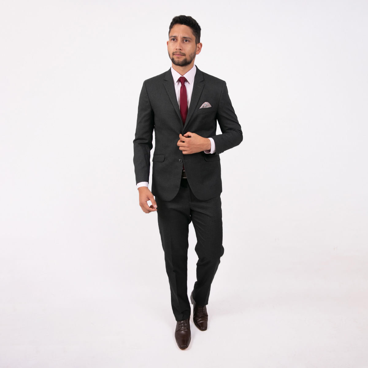 Traje 2 Botones Sin Prenses