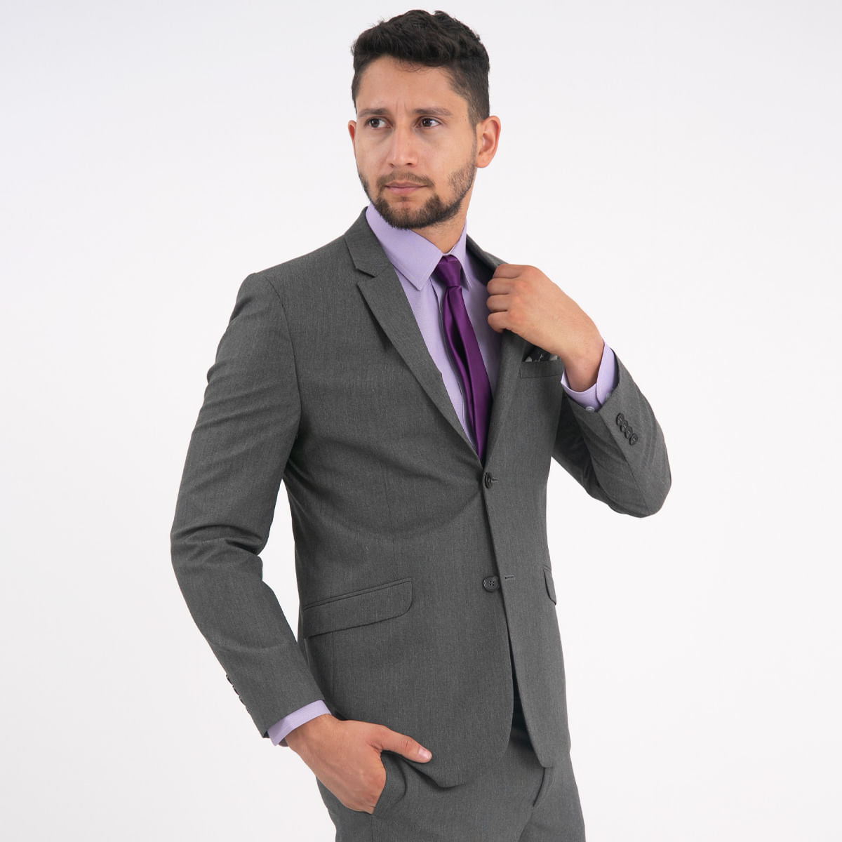 Traje 2 Botones Sin Prenses