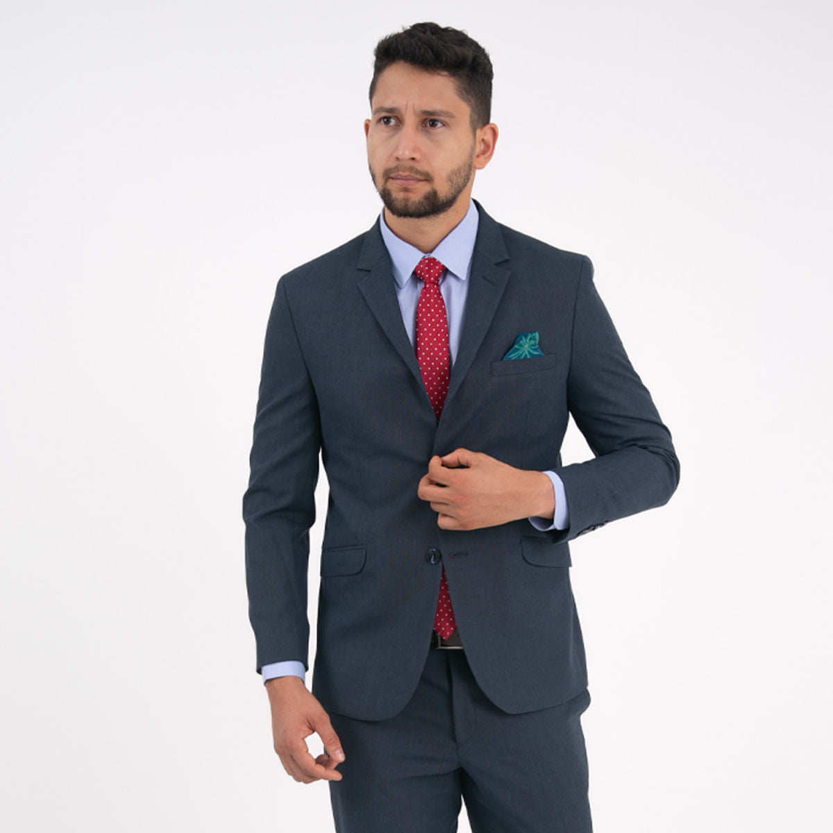 Traje 2 Botones Sin Prenses