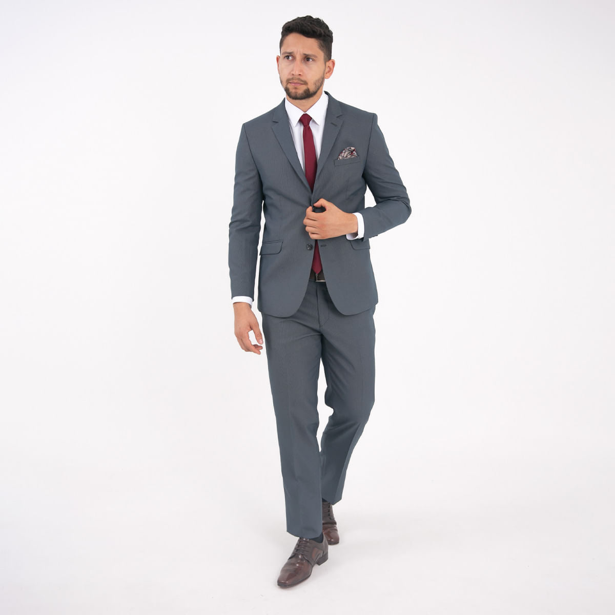 Traje 2 Botones Sin Prenses