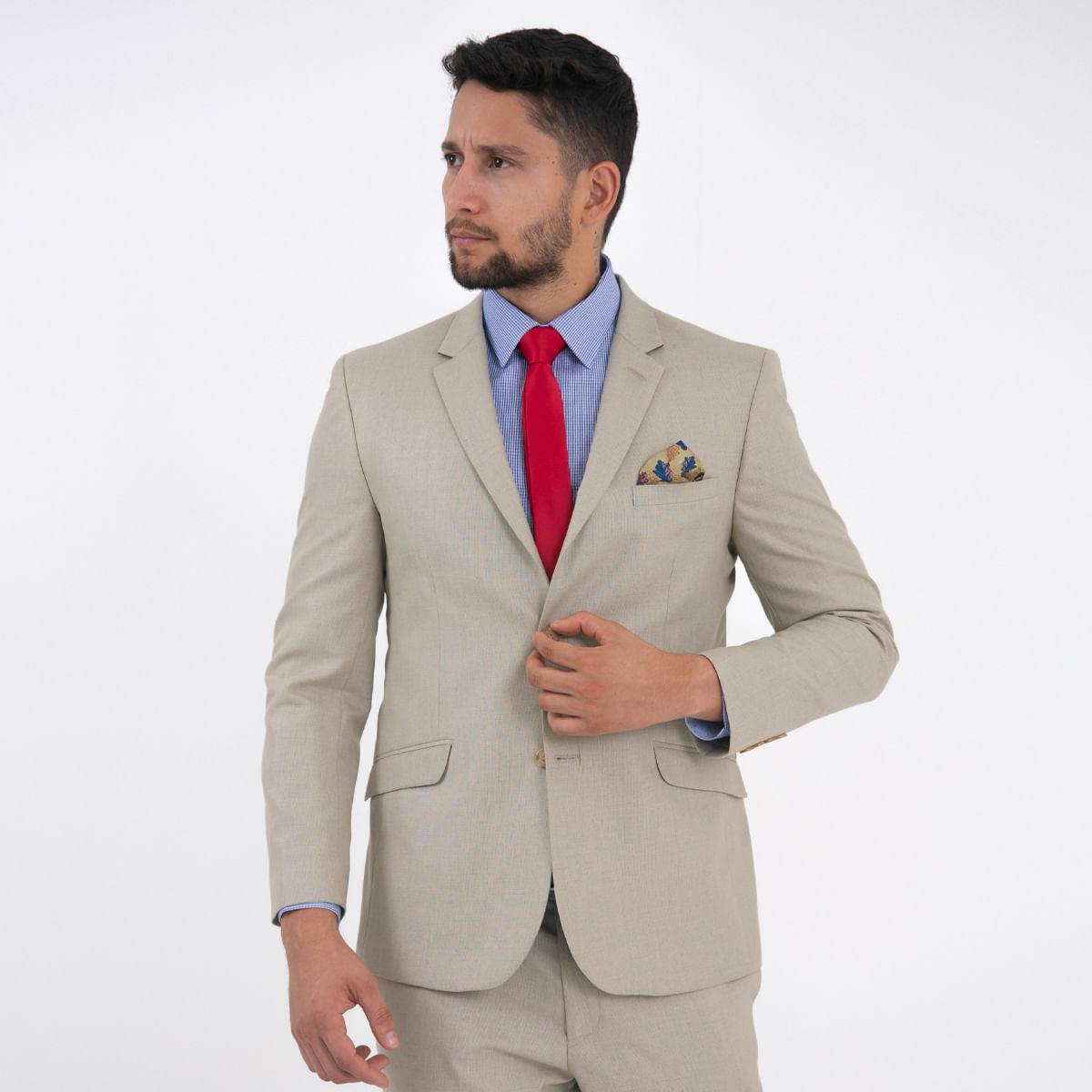 Traje 2 Botones Sin Prenses